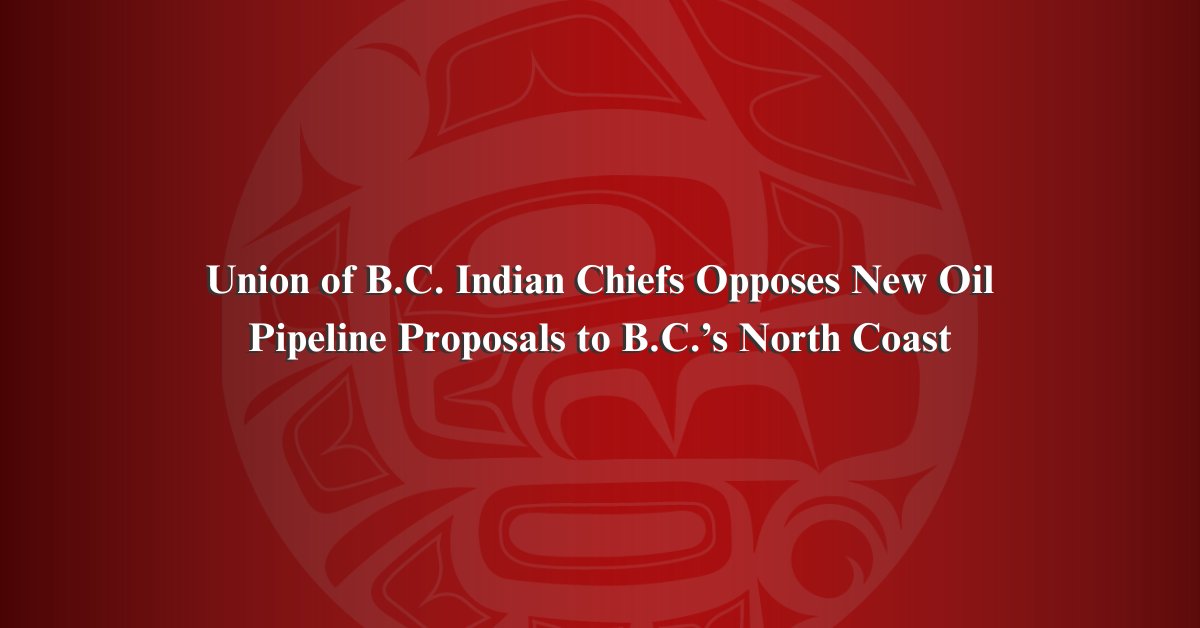 "Any proposal to ram a new oil pipeline through to B.C.'s North Coast is a direct assault on the inherent and constitutionally protected title and rights of the First Nations who steward these lands and waters." Grand Chief Stewart Phillip ubcic.bc.ca/ubcic_opposes_…