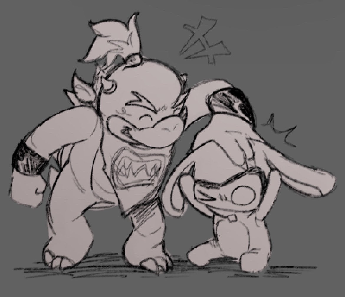 Cheesebrackers's tweet image. Spawny… i miss that little guy (and I bet he does too!) 
(Repost)  #bowserjr #smb