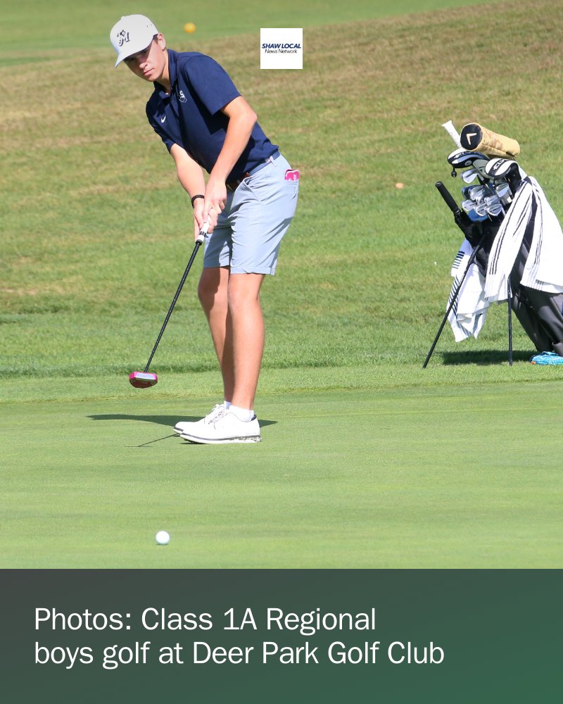 Teams from Henry-Senachwine, Fieldcrest, Hall, St. Bede, Marquette, Princeton, Putnam County, Woodland and Flanagan-Cornell all competed during the Class 1A Regionals on Wednesday, Oct. 1, 2025 at Deer Park Golf Club in Oglesby.