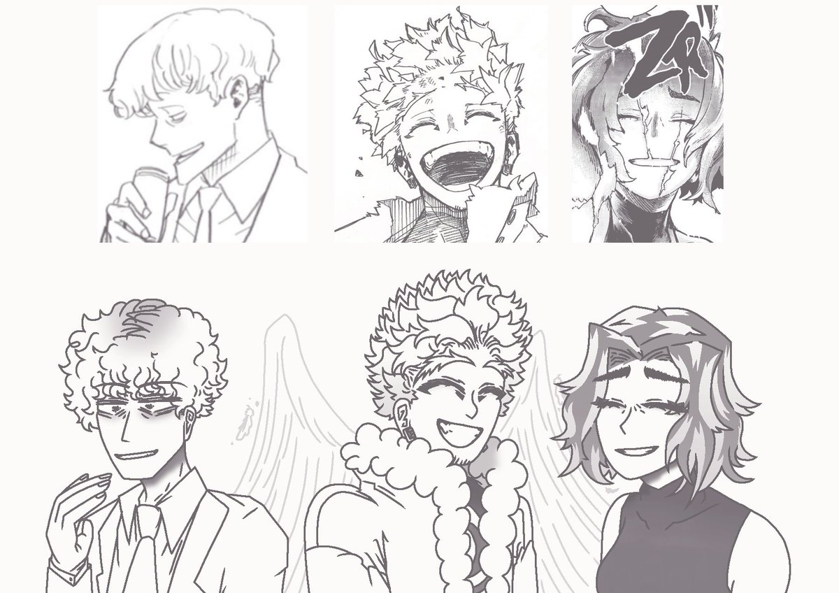 smiles
#bnha #ladynagant #hawks #merayokumiru #tsutsumikaina #takamikeigo