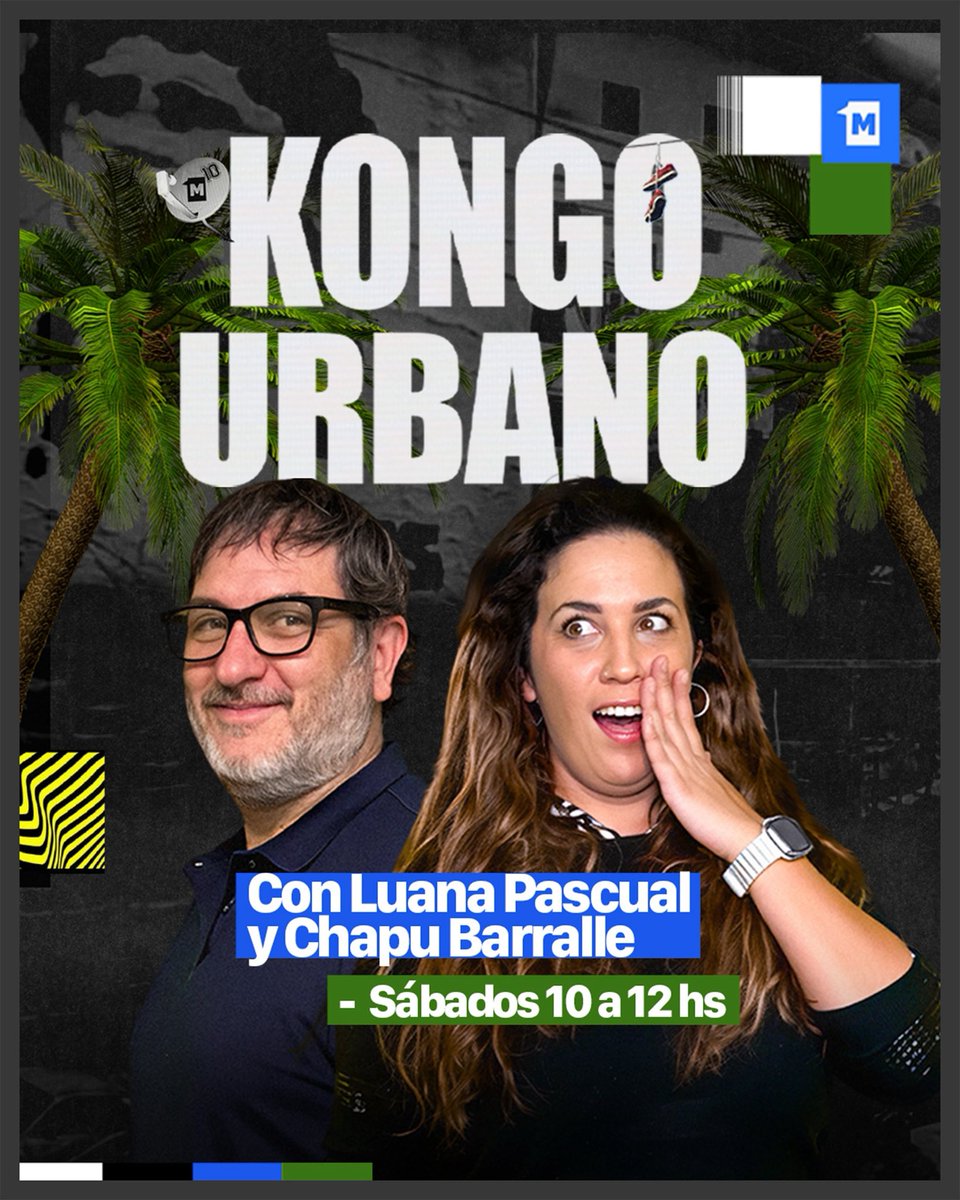 El verdadero #SeViene 🌴Del Kongo Urbano pal mundo, todos los sábados por M 📡

Con El Chapu y <a href="/lalobadecatan/">LLDC 🐺🇦🇷</a> ✍🏽