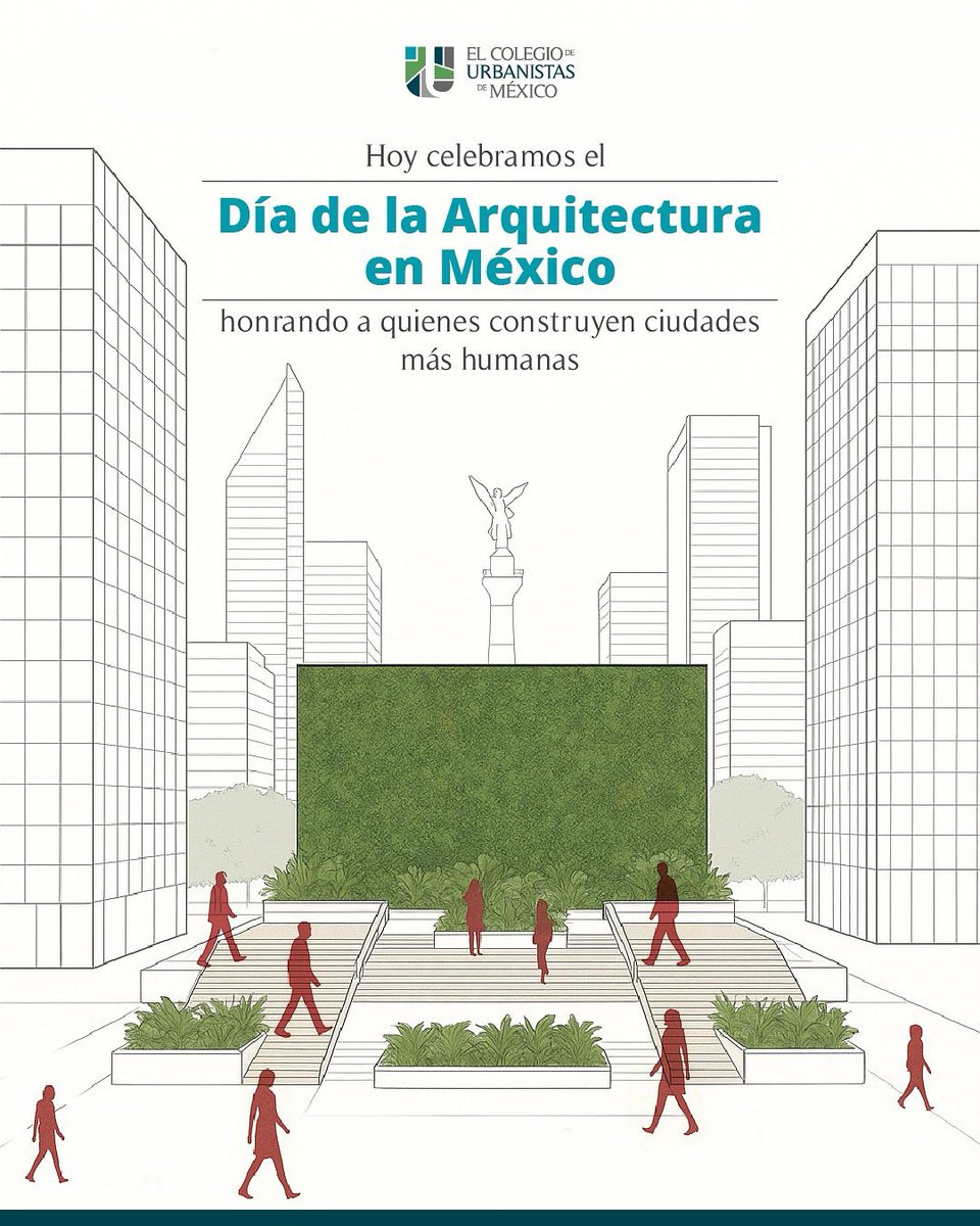 El Día de la Arquitectura nos recuerda que diseñar espacios es también construir ciudadanía. Desde el Colegio de Urbanistas celebramos su talento y vocación. 🏛️✨
#DíaDeLaArquitectura #Urbanismo #México