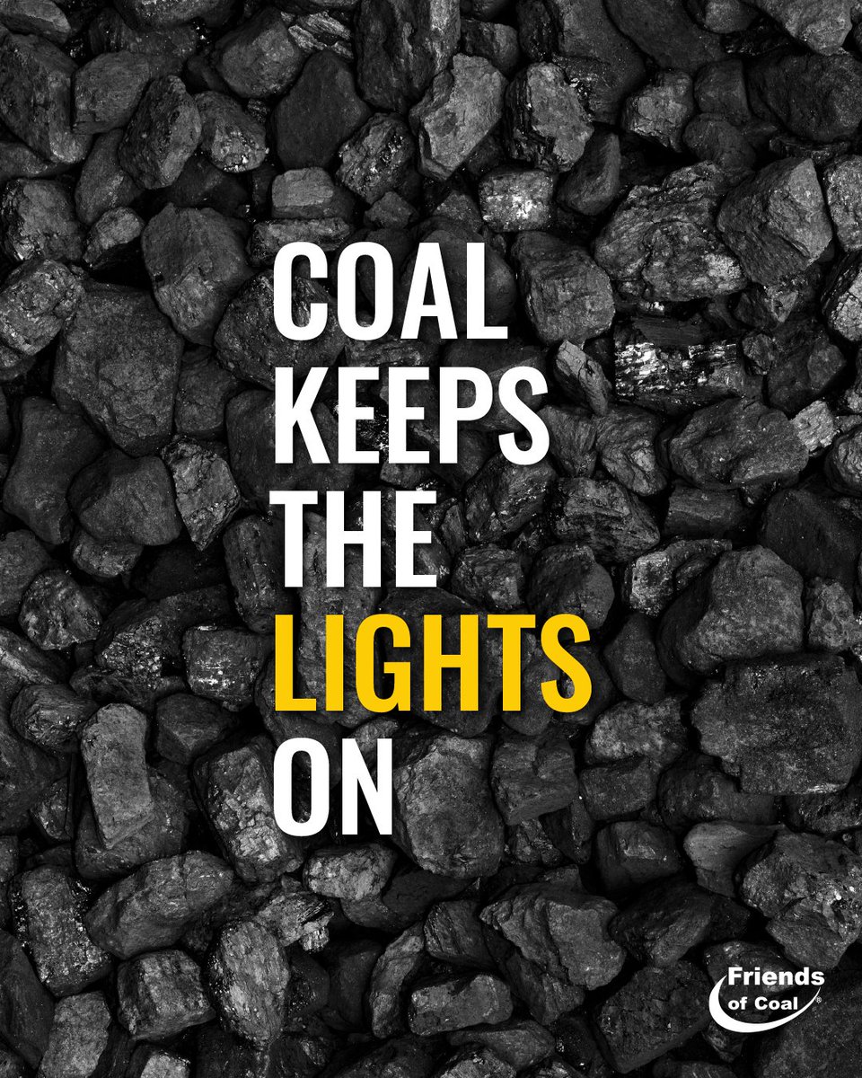 Coal keeps the lights on in Kentucky. 💡⚒️
It powers our homes, supports local jobs, and drives our economy. Reliable. Affordable. Kentucky strong.
#FriendsOfCoal #CoalKeepsTheLightsOn #PoweringKentucky