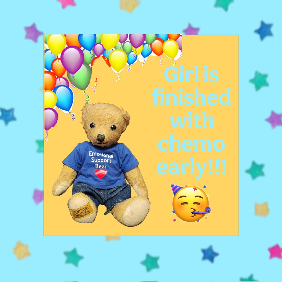 GIRL DOESN'T HAVE TO DO ANY MORE CHEMO!!!!!!!!!!!!! #TheHugHouse #FurryTails