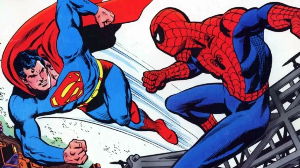 It's currently rumoured that Spider-man and Superman will get a team up /Crossover comic next year.

(bleedingcool.com/comics/gossipx…)
