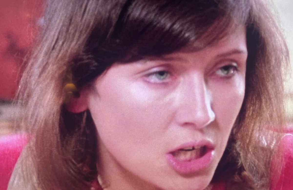 MovieWisdom's tweet photo. “What’s the matter with having failings? Everyone’s got them. The only unforgivable one is pretending you haven’t got any.”

Cleo (Gay Hamilton) in Eclipse (1977)

Written by Simon Perry, based on the novel by Nicholas Wollaston

Directed by Simon Perry https://t.co/1pBFWFytnz