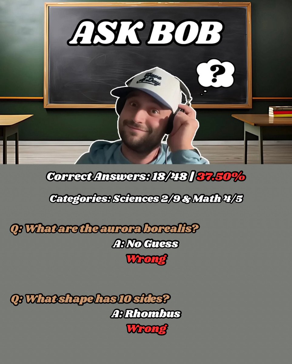 Folks, we are in desperate need of one. 0 for the last 7. #AskBob