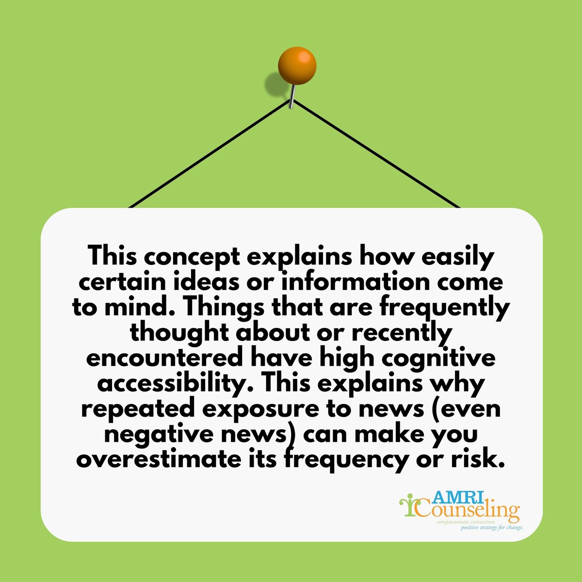 AMRICOUNSELING's tweet image. What you focus on becomes what you see. 👀 

#CognitiveAccessibility #Mindset #Focus