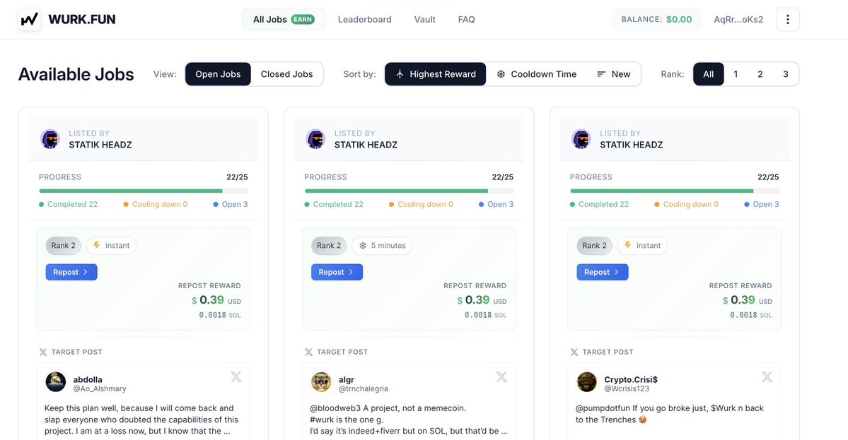 Fartworm aims to reward its community. Get paid to retweet?
Thanks to <a href="/WURKDOTFUN/">WURK.FUN</a> , we are able to pay our raiders.
Telegram members will be notified a few minutes before the raid begins to ensure they get a share of the pie.
 So be sure to join our Telegram channel. 
Here’s how