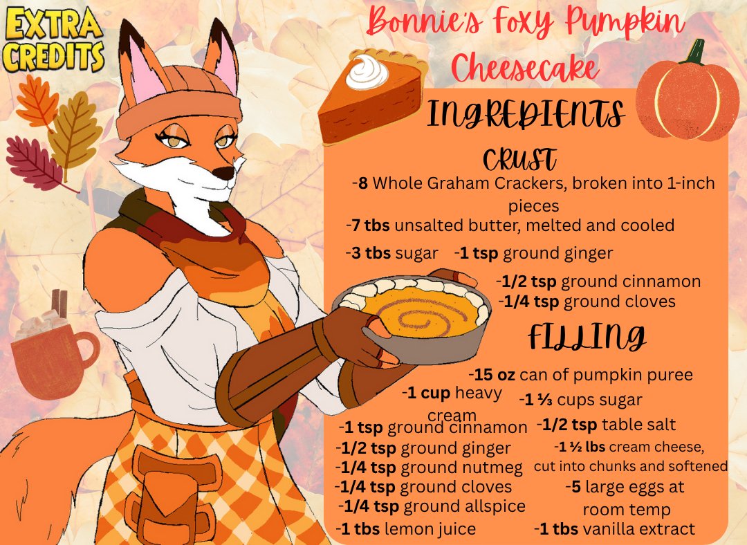 Happy October!! Hijacking a Wizard101 Extra Credits Pact to share my favorite pumpkin cheesecake recipe with ya'll, courtesy of Bonnie Anne! #pirate101 <a href="/Pirate101/">Pirate101</a> #Pirate101ExtraCredits #p101 #Halloween #Halloween2025 #October1st