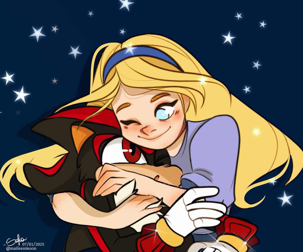 In the stars ✨

#art #illustration #digitalart #drawing #artistsonX #artoftheday #characterdesign #fanart #SonicTheHedgehog #ShadowTheHedgehog #cartoonart #digitalillustration #SonicMovie3 #artistsupport #artshare #artcommunity