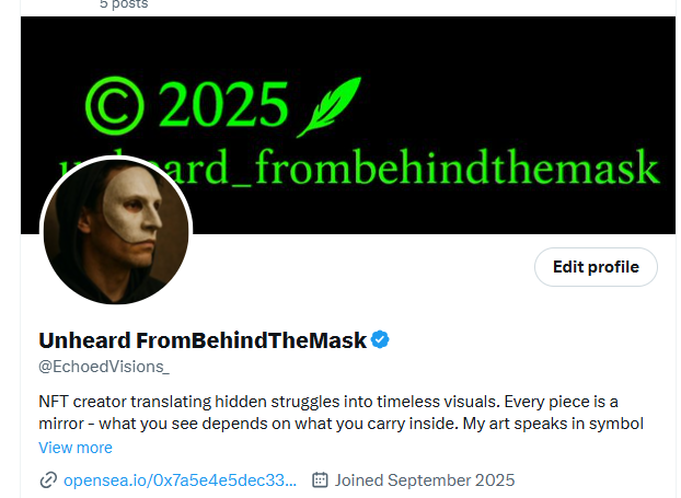 EchoedVisions_'s tweet image. Every story hides inside a mirror.
Every mirror waits for someone to look closer.
I’m not asking you to follow.
I’m asking if you’ll step into the sequence.
Symbols are doors. Some lead forward. Some lead home.
#FutureUnlocked #HiddenCode #NFTArt #Web3 #CryptoArt #NFTdrops