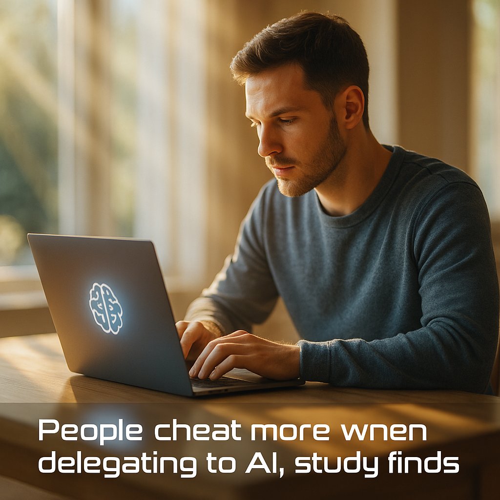 KryptonAi's tweet image. New work in #NatureMachineIntelligence from the #MaxPlanck Institute finds people cheat more when they delegate to #AI, a moral offloading effect that grows as machines sit between our choices and the results. 🤔

Across 13 experiments with over 8,000 people, honesty dropped from…