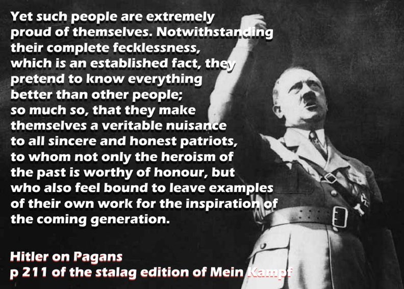 Reminds me of modern neopagans