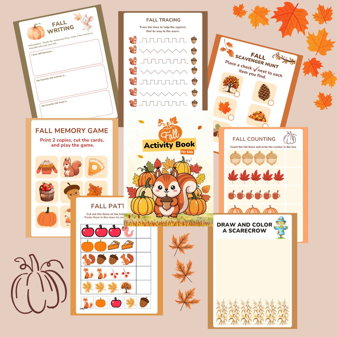 ShoneTruelove's tweet image. A Fall Activity Book for Kids is an opportunity to strengthen essential early childhood skills while keeping little learners engaged. From writing prompts to scavenger hunts, the pages in fall activity books build essential skills for kids.
abundant-family-living.com/2025/09/why-fa… #falllearning…