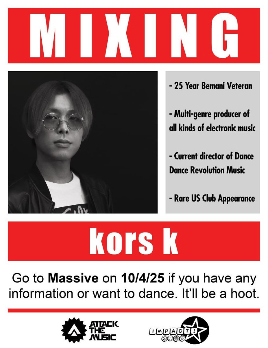 Have you seen this DJ?

If not, you'll have a chance to this saturday @ Massive! 🎟🎟🎟👇