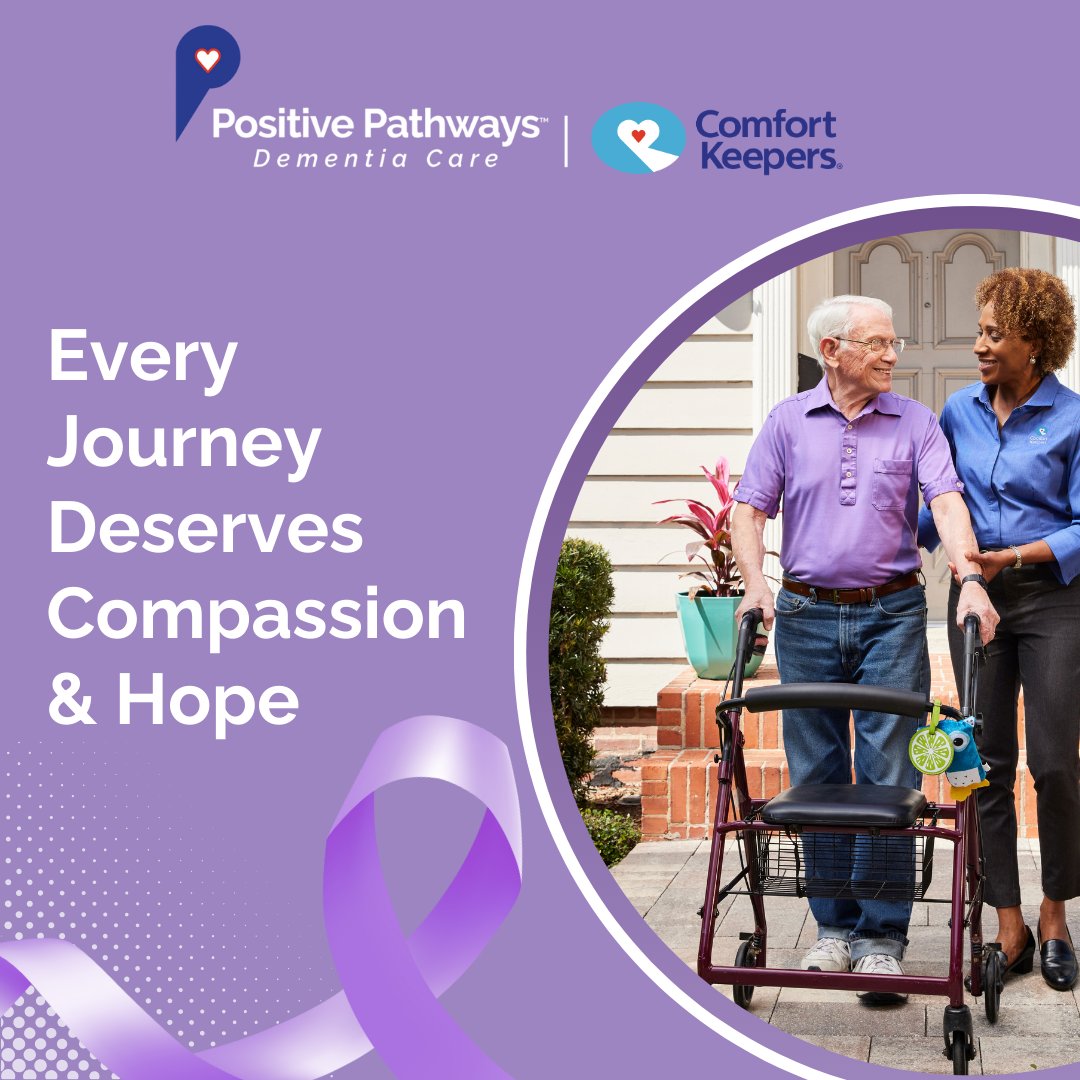ckmwlakeshore's tweet image. 💙 At Comfort Keepers, we believe every journey with Alzheimer’s &amp;amp; dementia deserves compassion, hope, and understanding. Through our Positive Pathways™ approach, we uplift lives and create meaningful moments of joy each day. 🌟

#ComfortKeepers #AlzheimersCare #PositivePathways