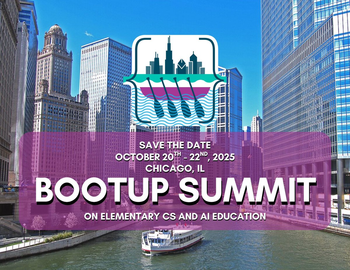 CodeHS's tweet image. Hey Chicagoland Elementary teachers, join us at the BootUp Summit, October 20-22, as we explore "Shaping the Future of Computer Science & AI in Elementary Education". Register to attend today: buff.ly/KABjJLn