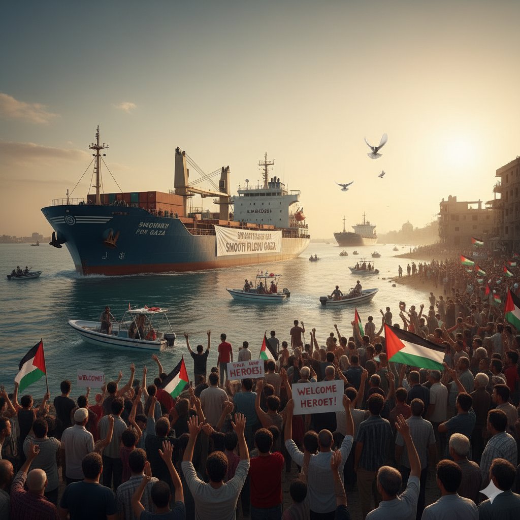 seyma0199's tweet photo. #GlobalSumudFlotilla https://t.co/R2gWKkqqM9