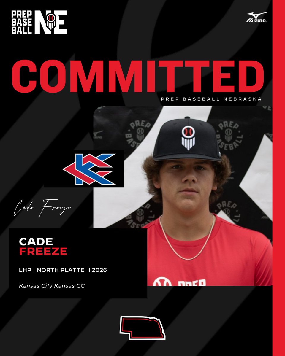 𝗖𝗼𝗺𝗺𝗶𝘁𝗺𝗲𝗻𝘁 𝗪𝗮𝘁𝗰𝗵
Cade Freeze (2026, LHP, North Platte) commits to Kansas City Kansas CC.

👤 loom.ly/GlyPw5I

<a href="/cade19849990/">Cade freeze</a> l @kckbaseball