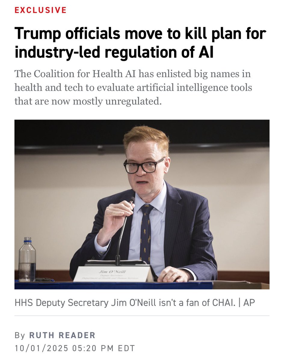 SebastianCaliri's tweet image. Bad day for the Biden administration officials and large tech corporations making an attempt to stifle competition in healthcare AI.

Thanks for the bold leadership, @HHS_Jim !