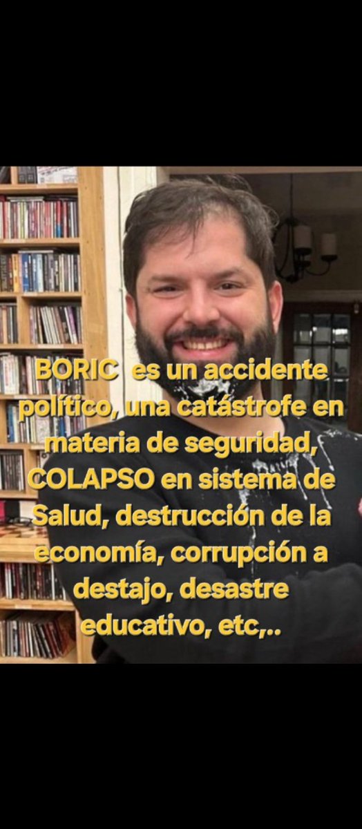 JavierI75764019's tweet photo. @CNNChile Es muy cara de raja este Weón irresponsable https://t.co/NaWWidJ21g