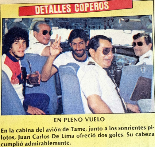 datoAKD's tweet photo. 🗓️20/04/86 #Barcelona🆚#DeportivoQuito
🏟️Modelo, empate 3-3. Hasta los 60 minutos el marcador era 3-1 a favor del local.
🥅⚽️Los goles de la #AKD:
12’ #DeLima de cabeza (0-1)
74’ #GabrielYépez de cabeza (2-3)
84’ #DeLima de cabeza (3-3)
#DeLima sumaría 2 goles https://t.co/xEBV34N1h2