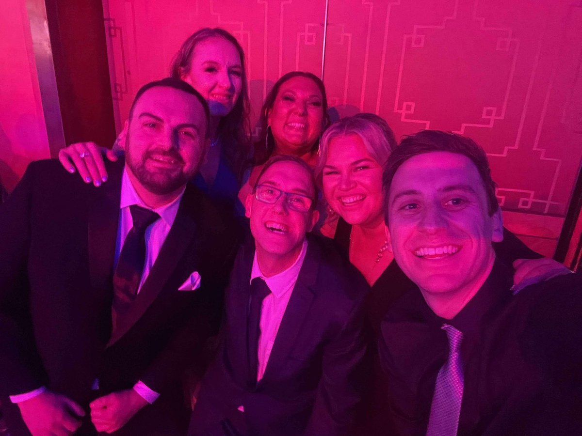 MitchWingrave's tweet photo. Charlie Sutton 2025! What a night it was! Had an absolutely brilliant time! Bring on 2026 ❤️🤍💙 https://t.co/fbGRvaANAI
