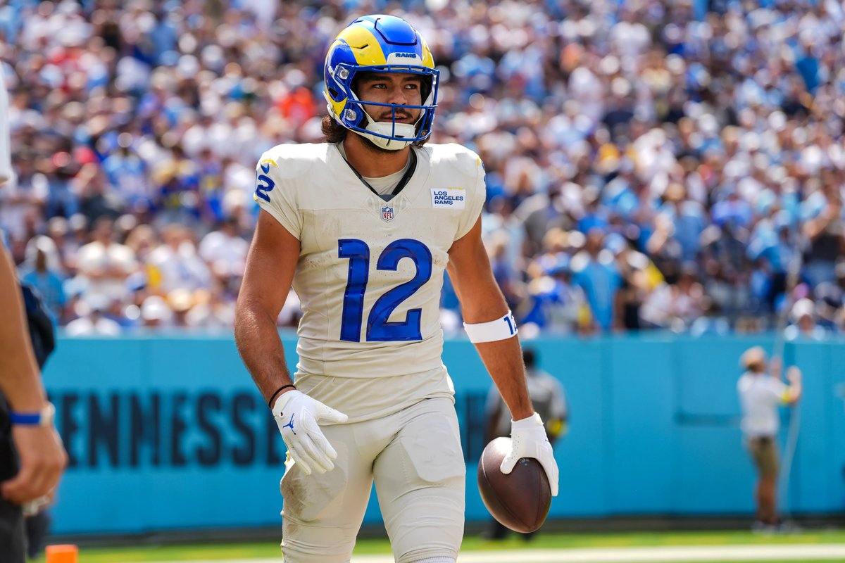 MetroSportsYT's tweet photo. Puka Nacua is playing like the Offensive Player of the Year so far!! 

42 Receptions
503 Receiving Yards
2 Total Touchdowns
93.1 PFF Grade

#ramspride #losangelesrams https://t.co/CSsoEhkIge