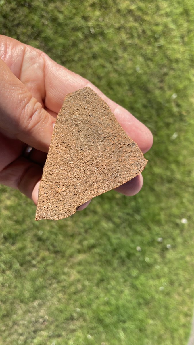 Could anyone knowledgeable in Roman pottery indicate if this sherd may be from an amphora? It’s a find from our recent fieldwork at Sunderland?