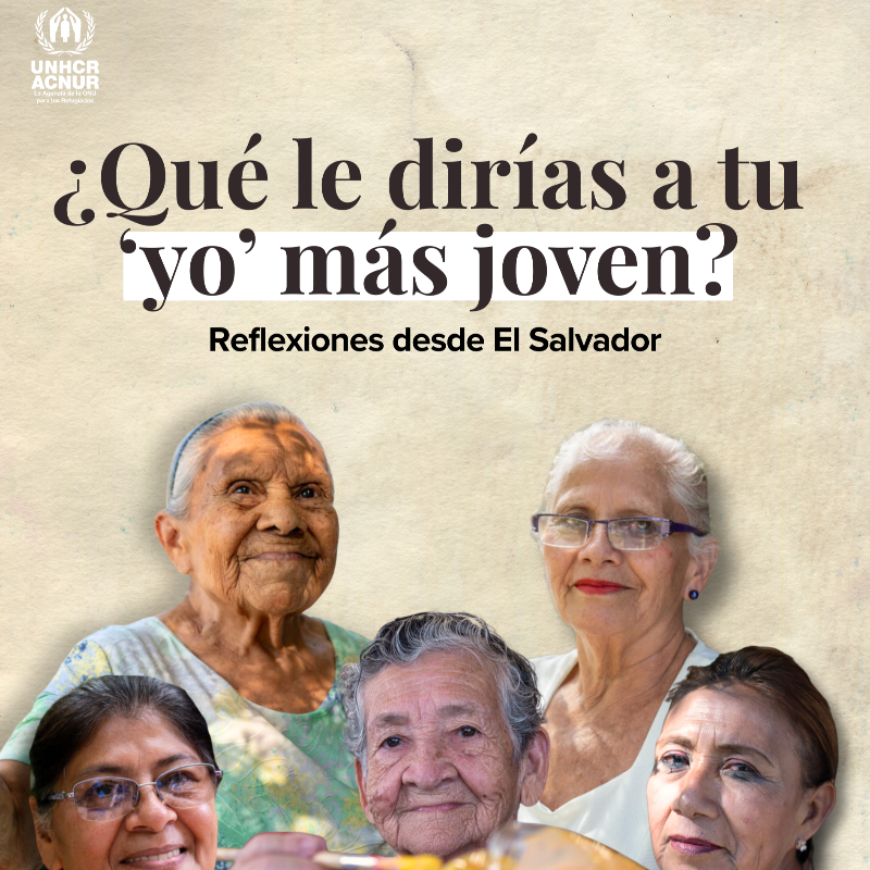 ACNURElSalvador's tweet photo. A lo largo de sus trayectorias, estas mujeres han reunido saberes profundos nacidos de la experiencia. Sus historias tienen voz, fuerza y lecciones que nos invitan a reflexionar.

👵🏼👴🏻✨ Las personas mayores son la memoria viva de nuestras comunidades.

#DíaDeLasPersonasMayores