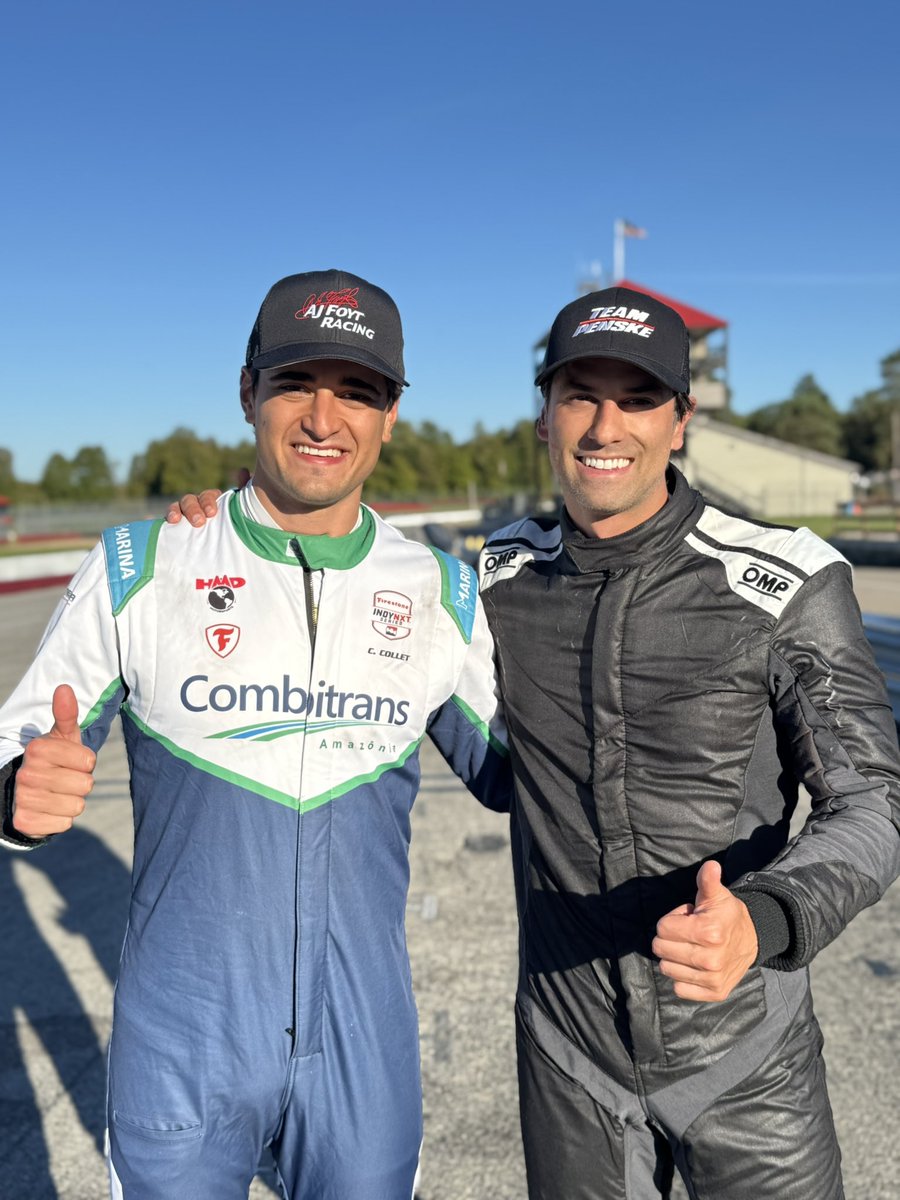 Foi um treino, mas os brasileiros mandaram ver! Nasr &amp; Collet na frente em Mid-Ohio, tempos extraoficiais #INDYCAR

1) Felipe Nasr (Penske) 1:05.715
2) Caio Collet (Foyt) 1:05.861
3) Dennis Hauger (Coyne) 1:06.232
4) Niels Koolen (Ganassi) 1:06.646
5) Kaku Ohta (MSR) 1:06.850
