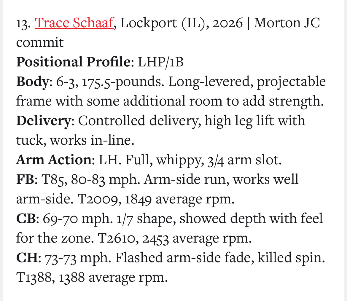 Thank you <a href="/PrepBaseballIL/">Prep Baseball Illinois</a>! 
<a href="/ChicagoELITE18u/">Brian Forystek</a> <a href="/PorterBaseball/">Lockport Porters</a> <a href="/BSFpitching/">BSF Pitching Performance</a> <a href="/J_turner11_/">Jt</a>