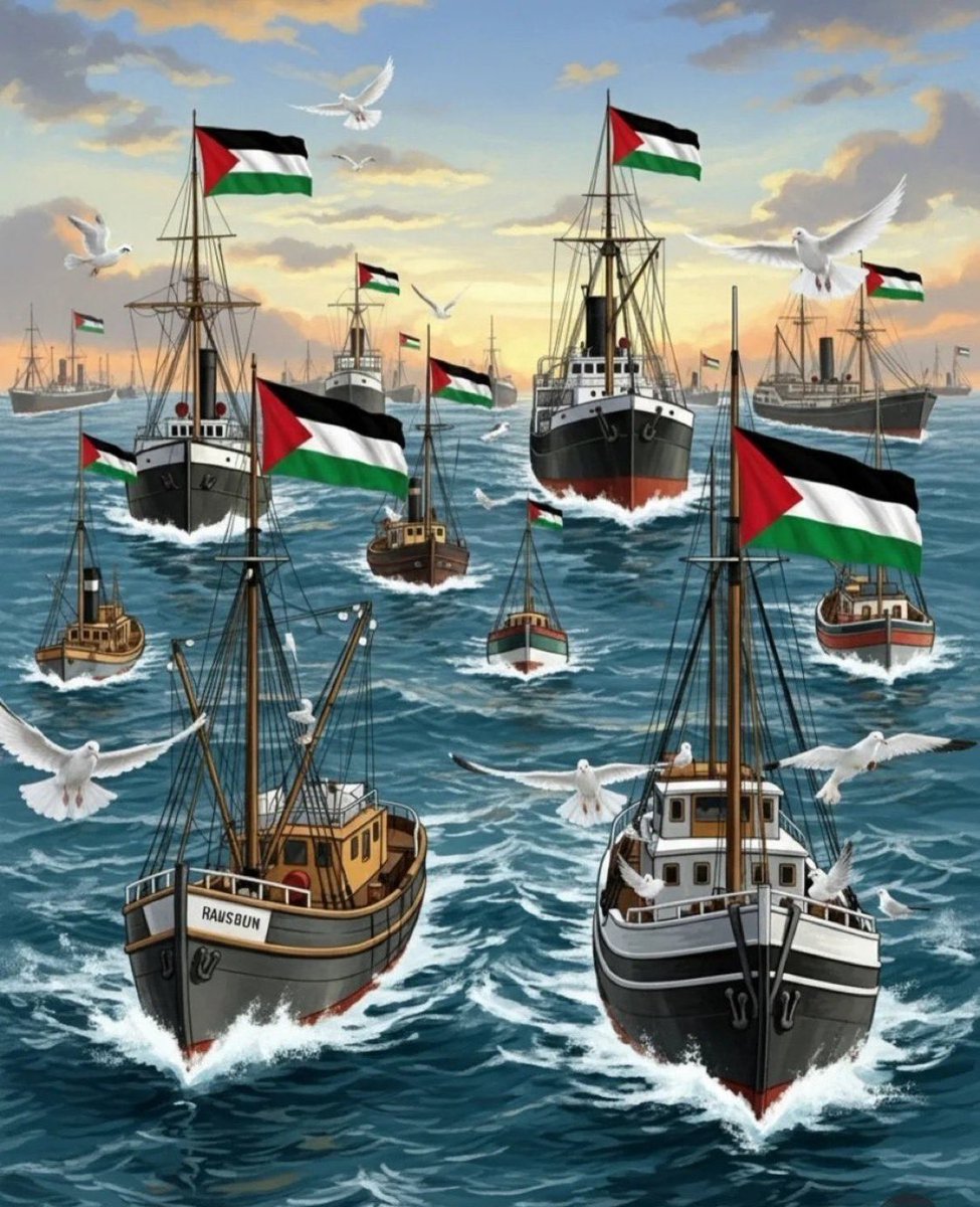 Her gecenin bir sabahı var. Bu sabah başka bir sabah olsun. Olsun ki; Gazze'nin masum çocuklarına umudu olan bu filo ulaşsın.
#GlobalSumudFlotilla #MyAgendesumud #AllEyesOnSumud