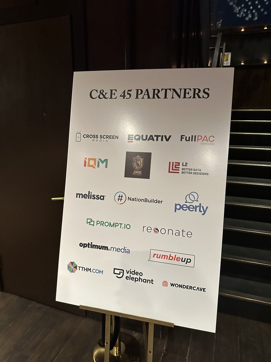 JmkVictory's tweet photo. Great night celebrating the 45th Anniversary of @C_and_E magazine 🥳 at the @districtwinery 

Bipartisan conversations can still happen @donnabrazile (Dem strategist &amp; Al Gore campaign manager) speaking with @jmkvictory founder @Kruszyna 

#campaigns https://t.co/cHXHSK9Xnz