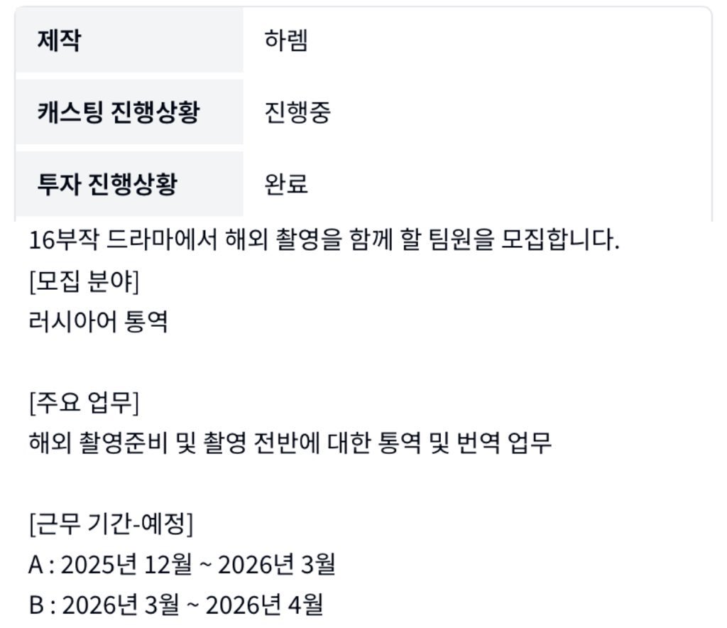 1. Information has appeared online about the filming of the drama “Men of the Harem”, starring Bae Suzy, Lee Soohyuk, Shin Seungho, Kim Dan, and Yoo Junghoo in russia.