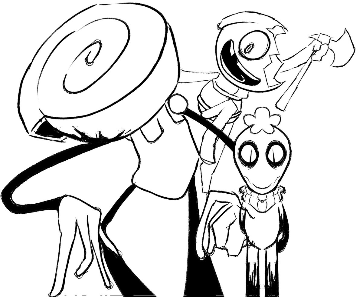 Doodling more of these creepy fellas