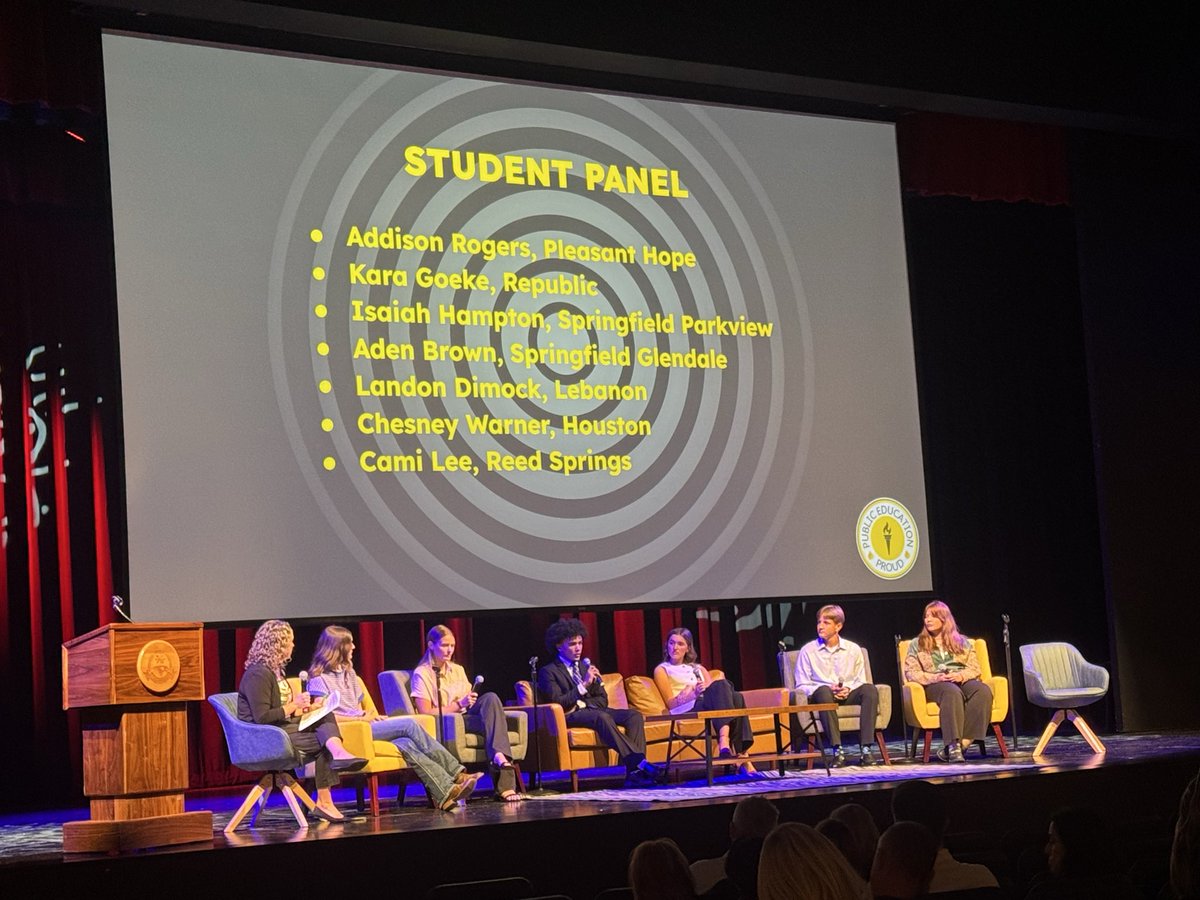 mdawsonco's tweet image. Great to hear students share their Real World Learning experiences and the valuable professional skills they’re gaining! #RealWorldLearning @GOCSDMO #advocacy