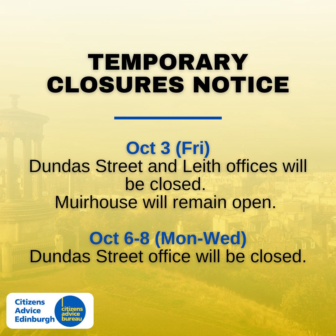 Citizens Advice Edinburgh tweet media