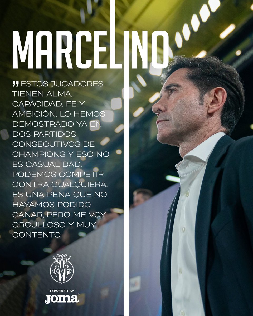 VillarrealCF's tweet image. 🎙️ @Marcelino, orgulloso y contento por el trabajo de sus futbolistas ante un gigante como la Juventus: