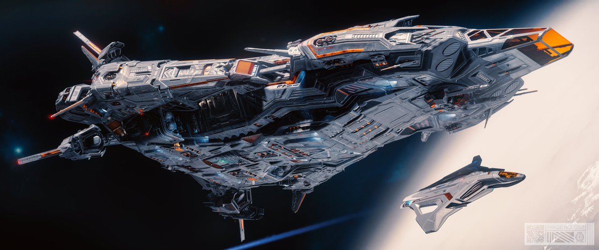 RSI Polaris with Black Magic Paint | 𝓗𝓸𝓻𝓻𝓸𝓻 𝓗𝓾𝓮𝓼 🎃 📷#VirtualPhotography #StarCitizen #wallpaper #screenshot