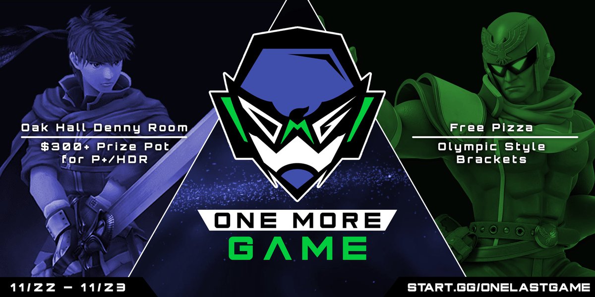 It is October, and we’re only a little over a month away before Seattle’s P+/HDR major, One More Game

I’d like to remind you that we have:
💵$300 Prize Pot for P+ and HDR Singles!💵
✈️Top PMRank &amp; HDRank players confirmed!✈️
And more! Register today!
Link below: ⬇️