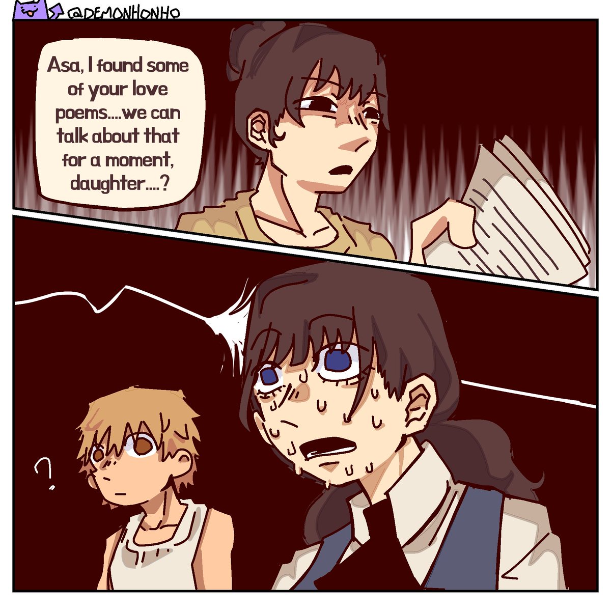 Mom is mad....
#Asamitaka #asamom #denji #csm216