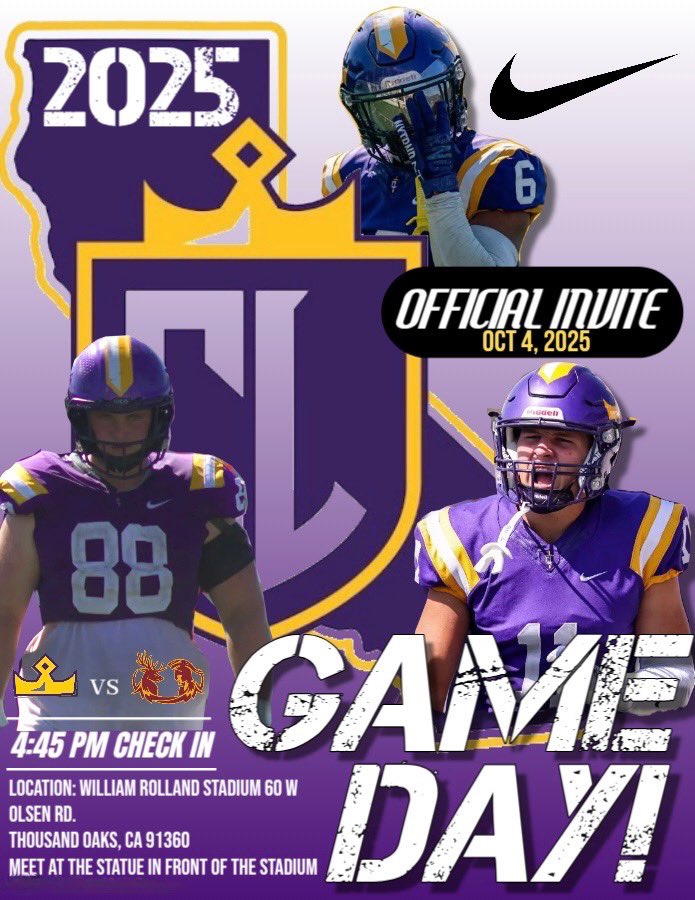 Thank you to <a href="/CLUCoachLugo/">Anthony Lugo</a> for the gameday invite against Claremon-Mudd-Scripps!