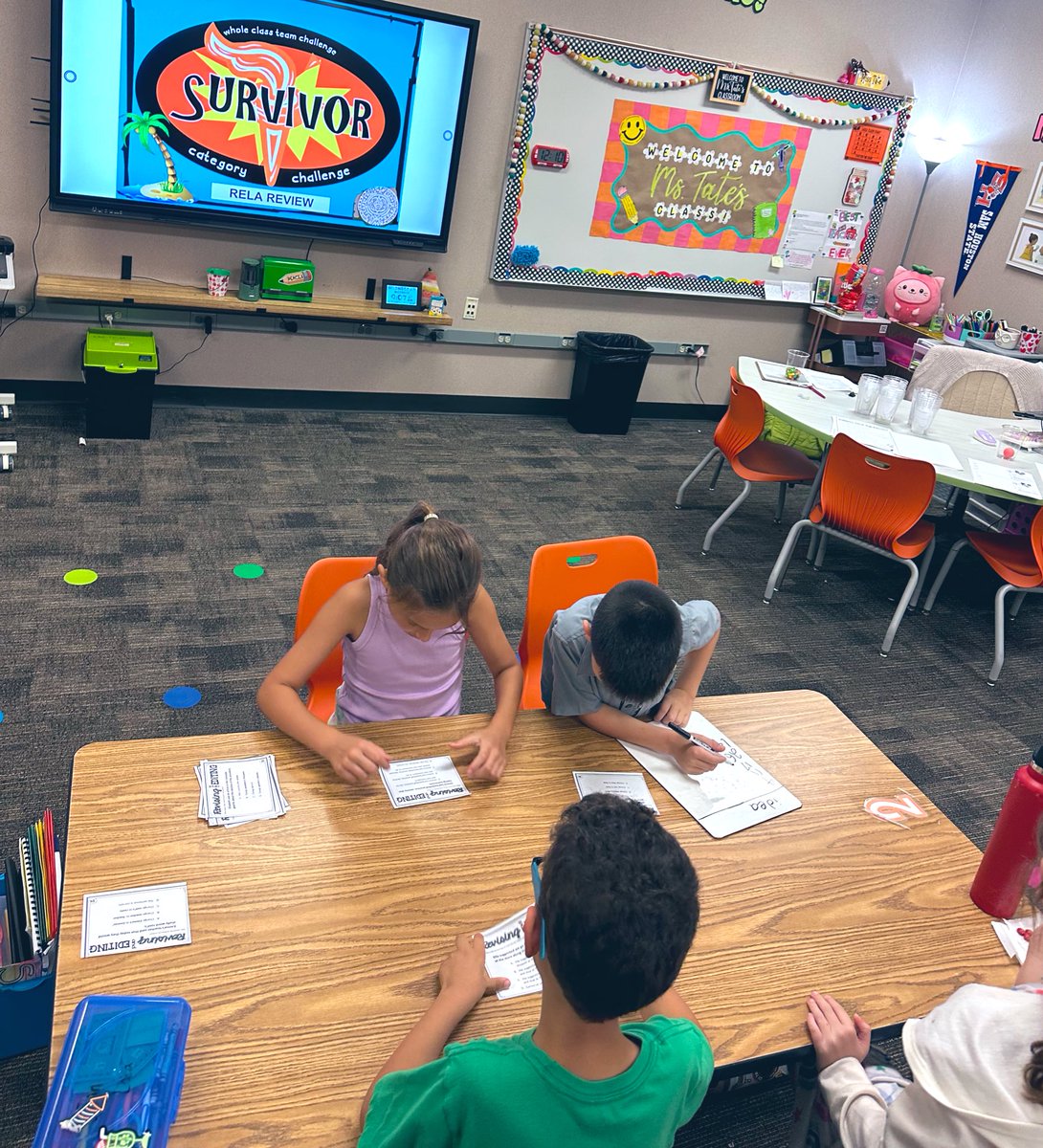 MsTate_EGE's tweet photo. Amazing 3rd grade SURVIVORS!!!! They completed their review challenges with smiles on their faces! We had fun reviewing today! 😊 @HumbleISD_EGE @HumbleISD https://t.co/yp7w1KsZLT