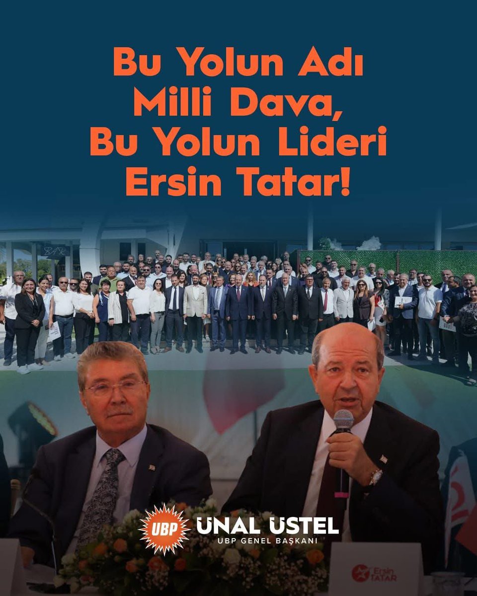 19 Ekim, milli davamızın seçimidir.

Cumhurbaşkanımız Ersin Tatar’ın liderliğinde devletimize, bayrağımıza ve geleceğimize sahip çıkıyoruz.

#KKTC #MilliDava #ErsinTatar