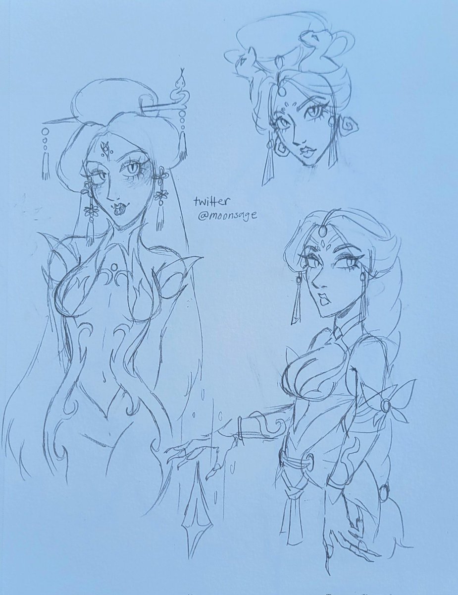 moonsage's tweet photo. Celeste from #supervive https://t.co/h0O1q4True