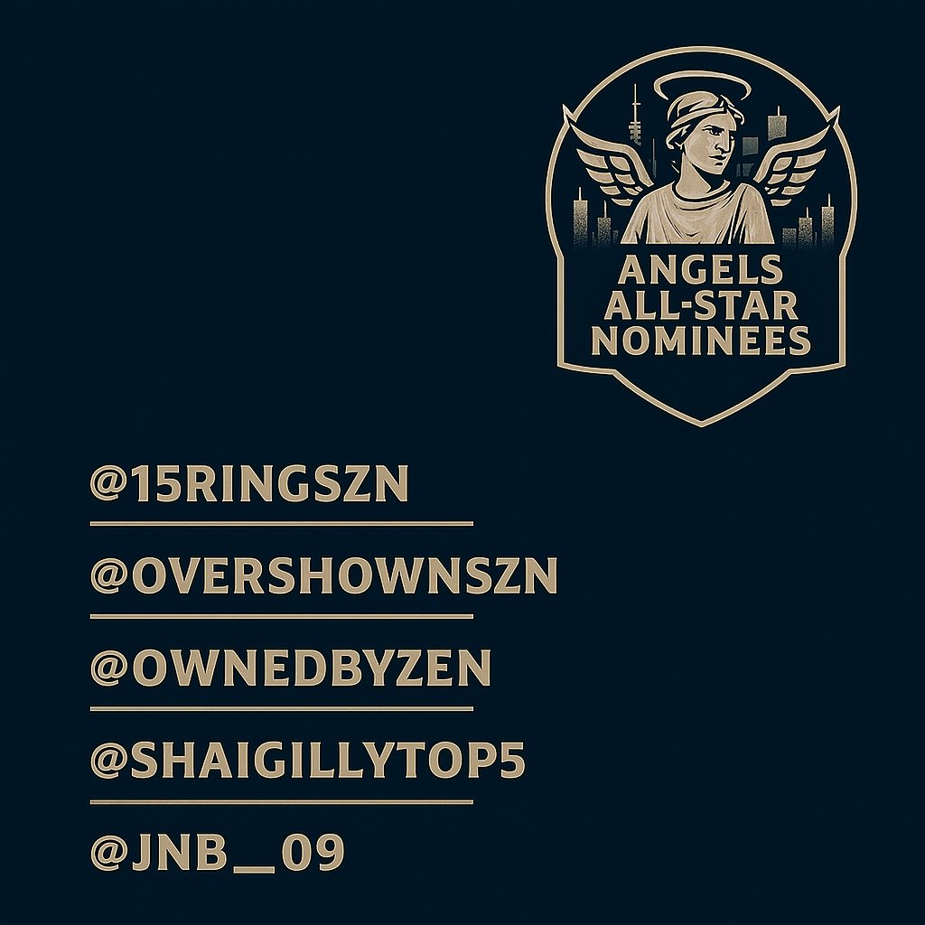 <a href="/TorontoAngelsFC/">TorontoAngelsFC🪽🪽☁️ (6-0)</a> All-Star game nominees!

<a href="/15RINGSZN/">TAE</a>
<a href="/OvershownSZN/">✭ 𝑺𝒌𝒊𝒊 ✭🪽☁️</a> 
<a href="/ownedbyzen/">#firedavecanales</a> 
<a href="/shaigillytop5/">Shai Gilly 👼🪽</a> 
<a href="/JNB__09/">J 🪽</a>