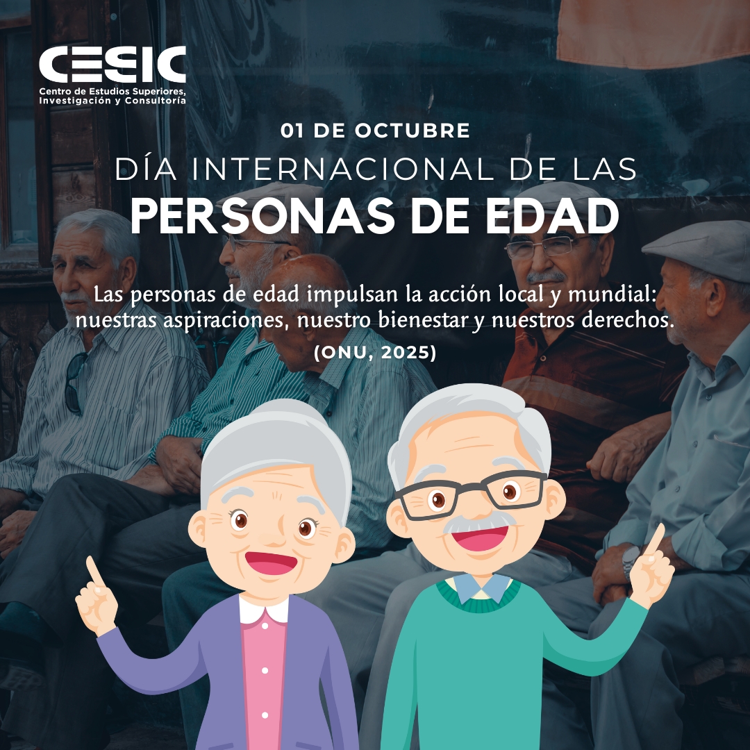 En CESIC reconocemos el papel invaluable que las personas mayores desempeñan en nuestra sociedad. Su experiencia, sabiduría y compromiso impulsan la acción local y global, recordándonos que nuestras aspiraciones, bienestar y derechos son parte esencial de un futuro más humano.