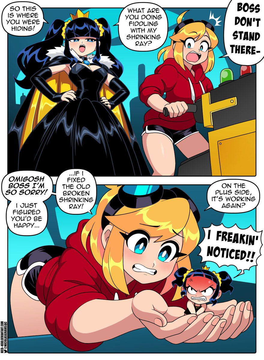 NicolasGravelQC's tweet image. 🖤 Shrinking Shenanigans 👑 #ObsidianPrincess #MinnieTheMinion
